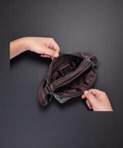 Bull Captain Δερμάτινο Τσαντάκι Ώμου DJB 07 Σκούρο Καφέ