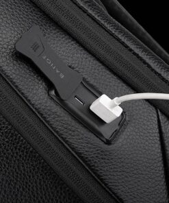 Bange 6623 Μαύρο Δερμάτινο Σακίδιο Πλάτης 24L Laptop 15.6”