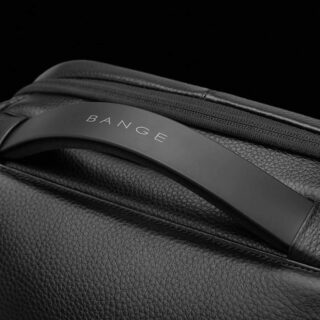 Bange 6623 Μαύρο Δερμάτινο Σακίδιο Πλάτης 24L Laptop 15.6”