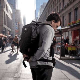 Caterpillar Σακίδιο Πλάτης 84056-478 Μαύρο