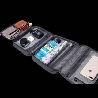 Bange 7529 Μαύρο Νεσεσέρ 7.8L Ταξιδιωτική Τσάντα Οργάνωσης