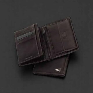 Camel Active Vegas Δερμάτινο Πορτοφόλι Όρθιο Καφέ