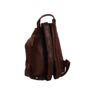 The Chesterfield Brand Δερμάτινο Σακίδιο Πλάτης σκούρο καφέ