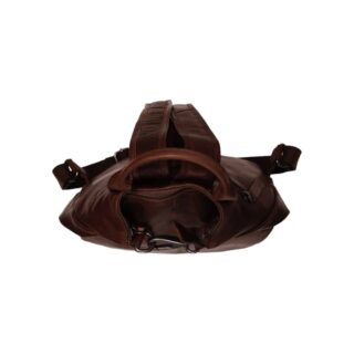 The Chesterfield Brand Δερμάτινο Σακίδιο Πλάτης σκούρο καφέ