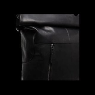 The Chesterfield Brand Δερμάτινο Σακίδιο Πλάτης Μαύρο