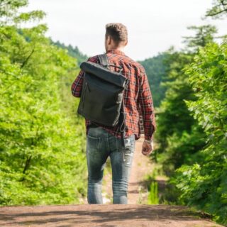 The Chesterfield Brand Δερμάτινο Σακίδιο Πλάτης Μαύρο