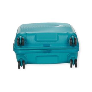 American Tourister Soundbox Spinner Expandable Βαλίτσα Καμπίνας με ύψος 55cm σε Μπλε χρώμα