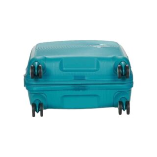 American Tourister Soundbox Spinner Expandable Βαλίτσα Καμπίνας με ύψος 55cm σε Μπλε χρώμα