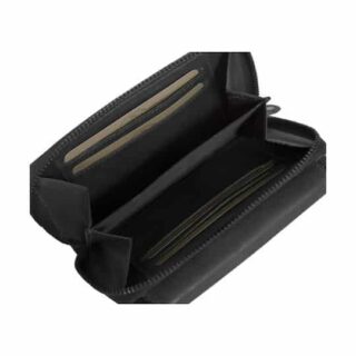 The Chesterfield Brand Μικρό Δερμάτινο Γυναικείο Πορτοφόλι Μαύρο