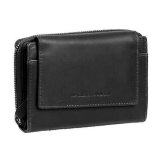 The Chesterfield Brand Μικρό Δερμάτινο Γυναικείο Πορτοφόλι Μαύρο