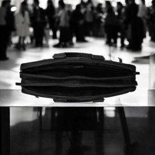 The chesterfield brand Τσάντα Lap-Top Δέρματος Μαύρο