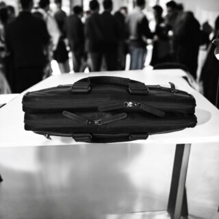 The chesterfield brand Τσάντα Lap-Top Δέρματος Μαύρο