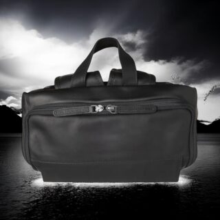 The Chesterfield Brand Rich Δερμάτινο Ανδρικό Σακίδιο Πλάτης Μαύρο 15.6