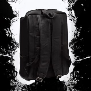 The Chesterfield Brand Rich Δερμάτινο Ανδρικό Σακίδιο Πλάτης Μαύρο 15.6