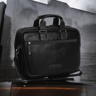 The chesterfield brand Τσάντα Lap-Top Δέρματος Μαύρο