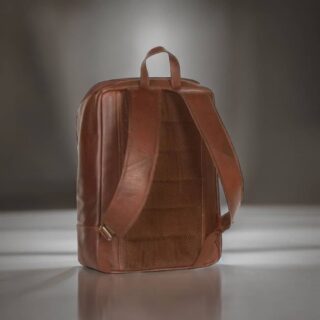 The Chesterfield Brand Ανδρικό Δερμάτινο Σακίδιο Πλάτης Ταμπά