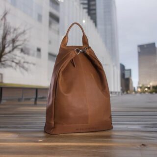 The Chesterfield Brand Δερμάτινο Σακίδιο Πλάτης Καφέ