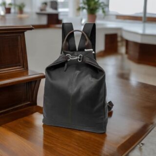 The Chesterfield Brand Δερμάτινο Σακίδιο Πλάτης Μαύρο