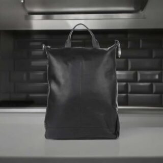 The Chesterfield Brand Δερμάτινο Σακίδιο Πλάτης Μαύρο