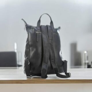 The Chesterfield Brand Δερμάτινο Σακίδιο Πλάτης Μαύρο