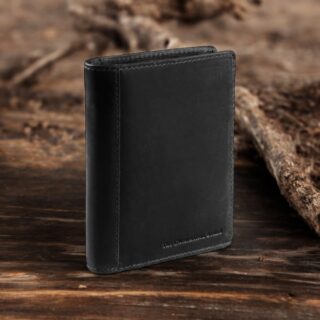 The Chesterfield Brand Δερμάτινο Ανδρικό Πορτοφόλι Μαύρο