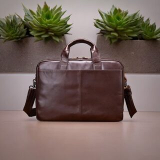 Cardinal Δερμάτινος Χαρτοφύλακας 9207 Red Coffee