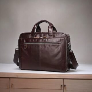 Cardinal Δερμάτινος Χαρτοφύλακας 9207 Red Coffee