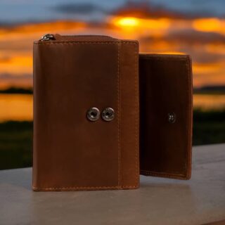 The Chesterfield Brand Μεγάλο Δερμάτινο Γυναικείο Πορτοφόλι με RFID Καφέ