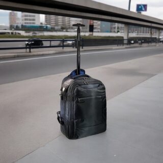 Diplomat Βαλίτσα Καμπίνας Ταξιδιού σε Μαύρο χρώμα