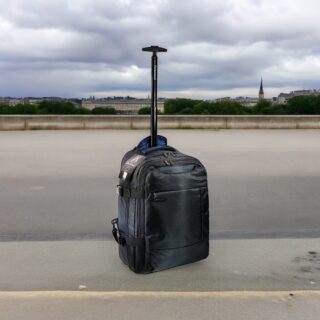 Diplomat Βαλίτσα Καμπίνας Ταξιδιού σε Μαύρο χρώμα