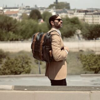 Σακίδιο πλάτης Τεχνόδερμα 12L Cardinal 15182 black