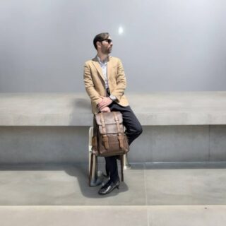 Σακίδιο πλάτης Τεχνόδερμα 12L Cardinal 15182 coffee