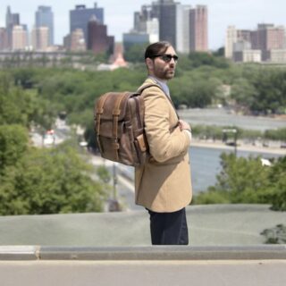 Σακίδιο πλάτης Τεχνόδερμα 12L Cardinal 15182 coffee