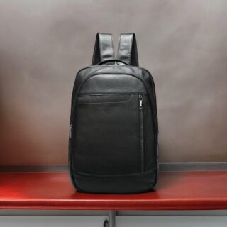 Cardinal Δερμάτινο Σακίδιο Πλάτης Μαύρο 20 L 9008