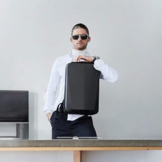 Bange 22201 Σακίδιο Πλάτης Hardshell Μαύρο 11L Laptop 15.6”