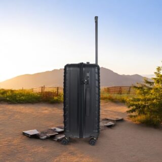 Βαλίτσα trolley Caterpillar μικρή μεσαία 83688-01 50/60 cm μαύρο