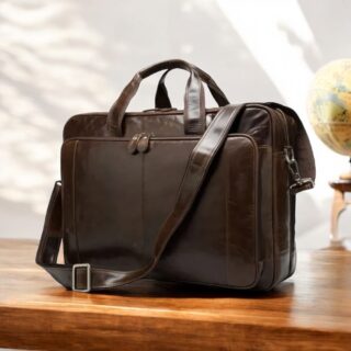 Cardinal Δερμάτινος Χαρτοφύλακας 9205 Coffee