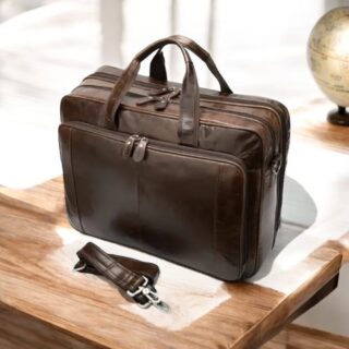 Cardinal Δερμάτινος Χαρτοφύλακας 9205 Coffee