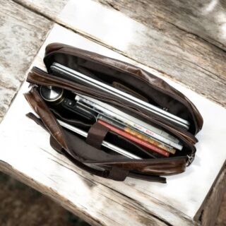 Cardinal Δερμάτινος Χαρτοφύλακας 9205 Coffee