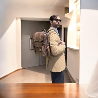 Σακίδιο πλάτης Τεχνόδερμα 12L Cardinal 15182 coffee