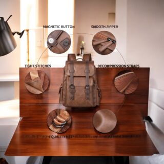 Σακίδιο πλάτης Τεχνόδερμα 12L Cardinal 15182 coffee