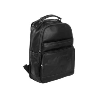 The Chesterfield Brand Austin Σακίδιο Πλάτης Δερμάτινο Μαύρο