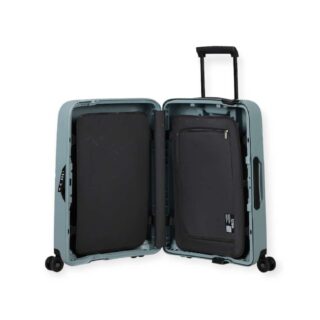 Samsonite Magnum Eco Spinner Βαλίτσα Καμπίνας με ύψος 55cm σε Γκρι χρώμα