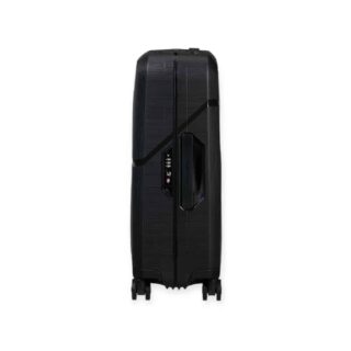 Samsonite Magnum Eco Spinner Βαλίτσα Καμπίνας με ύψος 55cm σε Μαύρο χρώμα