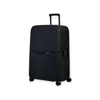 Samsonite Magnum Eco Spinner Μεγάλη Βαλίτσα με ύψος 81cm σε μαύρο   χρώμα