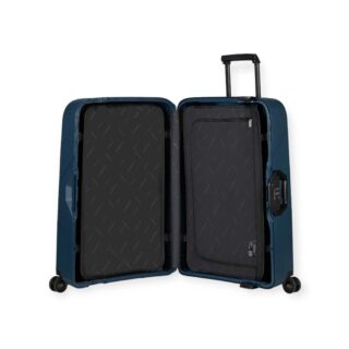 Samsonite Magnum Eco Spinner Μεγάλη Βαλίτσα με ύψος 81cm σε Navy Μπλε χρώμα