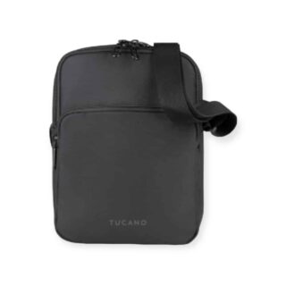 Tucano Μικρή τσάντα ώμου χιαστή σε μαύρο χρώμα BTRACKSB-S-BK