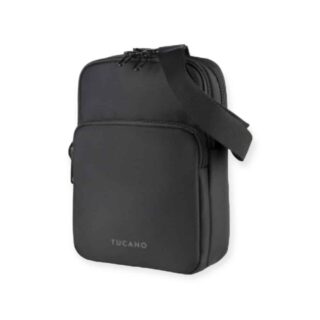 Tucano Μικρή τσάντα ώμου χιαστή σε μαύρο χρώμα BTRACKSB-S-BK