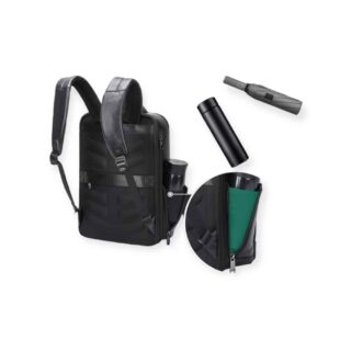 Δερμάτινο Σακίδιο πλάτης 22L Laptop 15.6” Bopai 61-122411 black