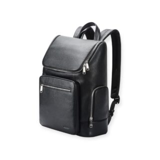 Bopai Αντικλεπτικό Δερμάτινο Σακίδιο Laptop 15.6” 25L Μαύρο